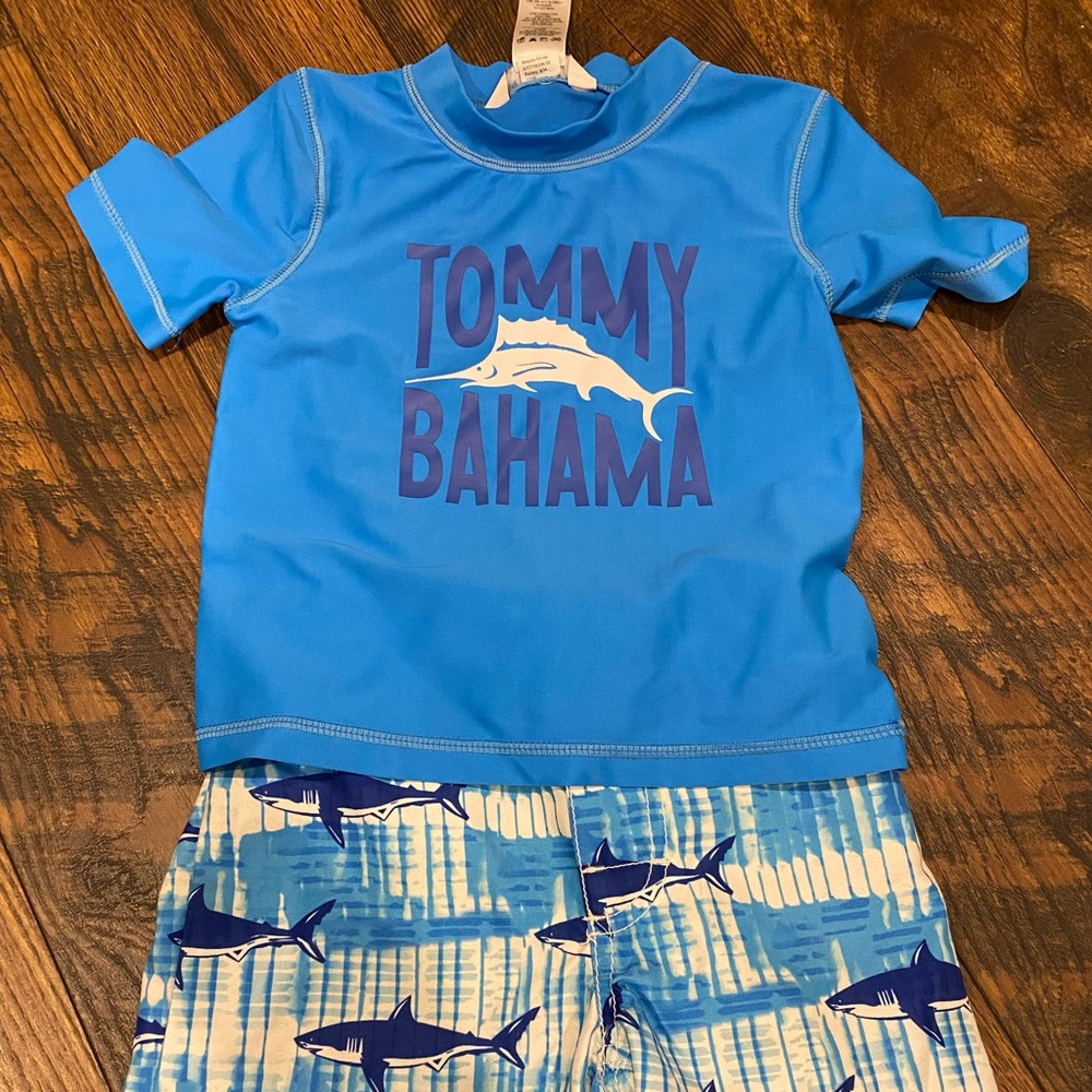 Tommy Bahama swimming trunk set 3T - Picture 2 of 3